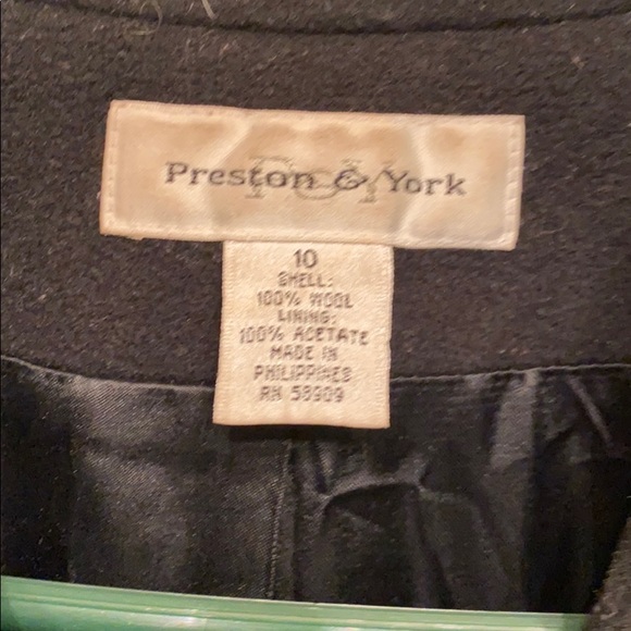 😍😍 PRESTON & YORK Pea Coat GORGEOUS - Picture 2 of 5